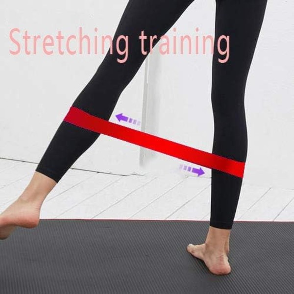 Fitness Elastisk Træningsbånd, Velegnet til Hjemmefitness, Strækning, Styrketræning, Fysioterapi, Yoga, osv., Leveres med Brugermanual og