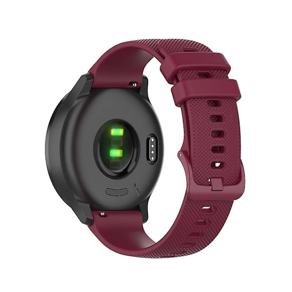 Til Garmin Forerunner 245 lille gitter silikone urbånd Black