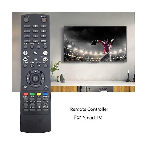 Fjernkontroll egnet for TV-fjernkontroll Gratis innstillingstilpasning Erstatningsfjernkontroll En