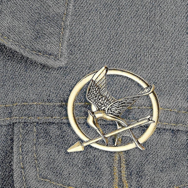3 färger Hunger Game Mockingbird Retro Punk Brosch Legering Smycken Badge Bästa vän Present Brosch BZ