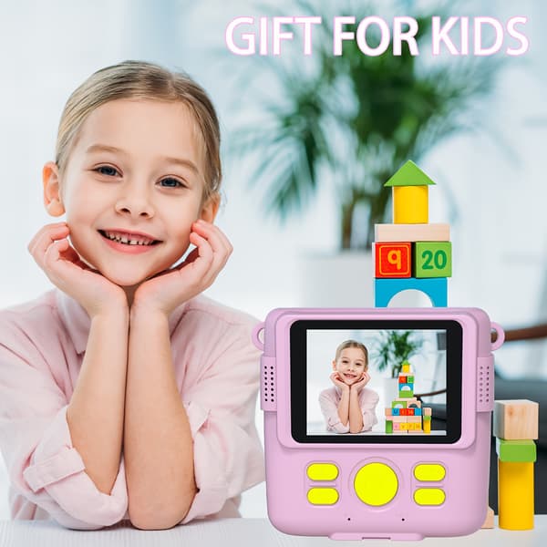 Digitalkamera Barn Direktutskriftskamera 32Gb Rosa