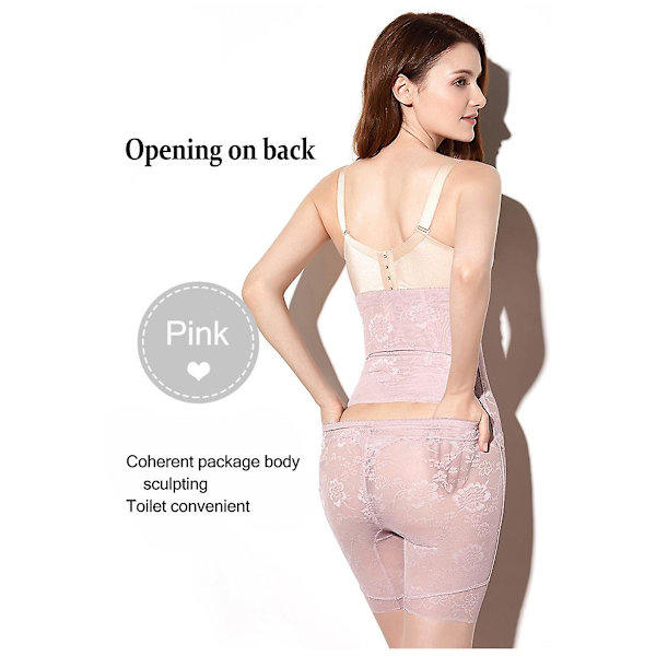Dame Body Shaper Slim Fit Højtalje Korset Postpartum Abdominal Bælte pink 3xl
