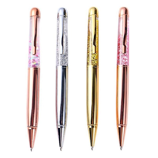 Personlig Quicksand Kuglepen Kuglepen Student Stationery Fødselsdag Gave Rose gold 02