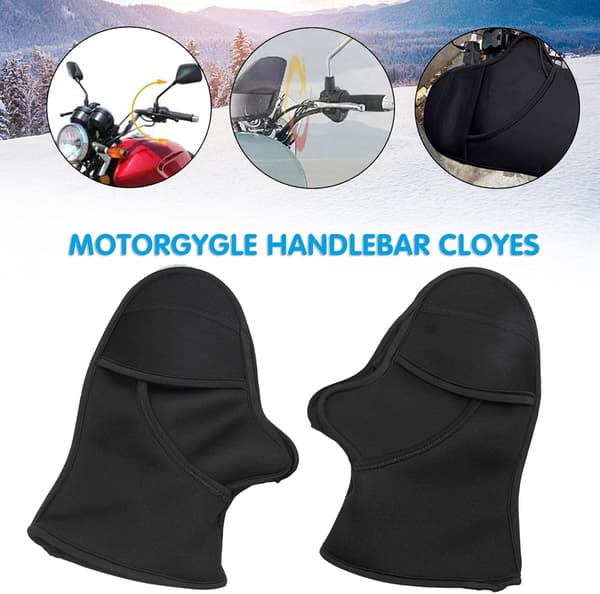 Vinterhandskar för styre på cykel & motorcykel (Vattentäta)