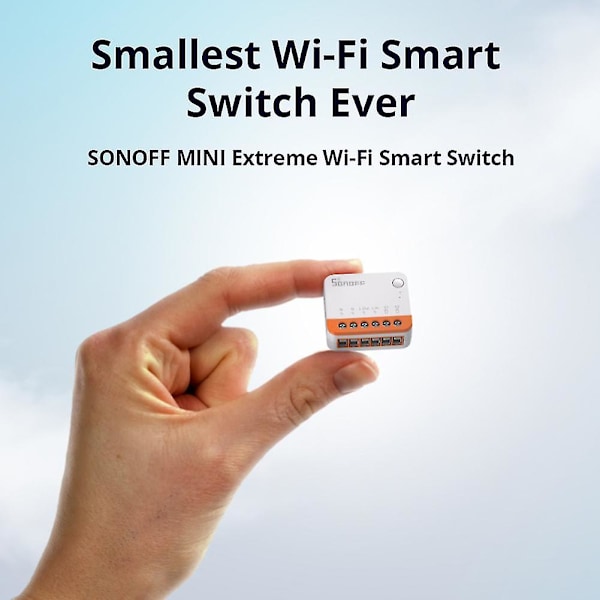 Sonoff Minir4 Extreme Wi-fi Mini Smart Switch Ewelink App -kaukosäädin 1 kpl