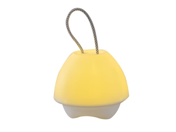 USB Opladnings LED Natlampe, Gul/Hvid -