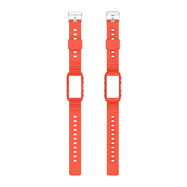 Til Fitbit Charge 4 Silicone One Body Armor urbånd Orange
