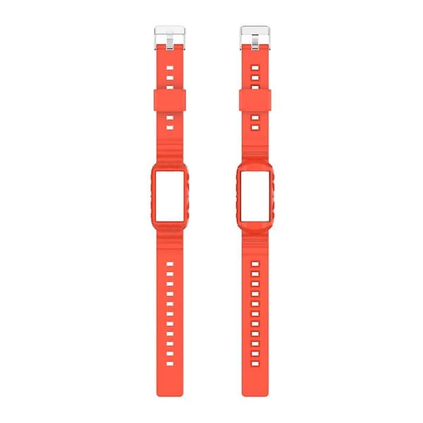 Til Fitbit Charge 5 Silicone One Body Armor urbånd Orange