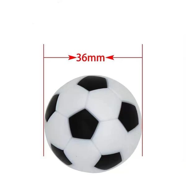 12 pakke glatte hvide bordfodbolde til standard bordfodboldborde Klassiske bordfodboldspil