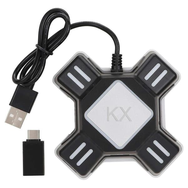 Tastatur- og museadapter-kontrollerkonverteradapter for Switch/PS4/PS4 Pro/PS4
