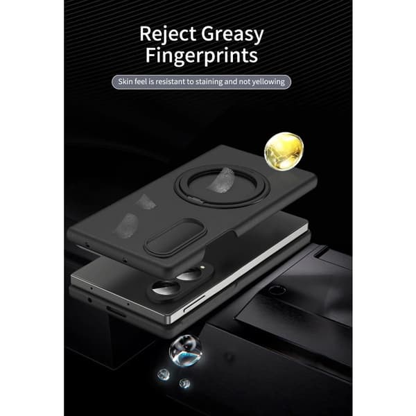 Magnetisk deksel til Samsung Galaxy Z Fold8, fallsikkert med 360° roterende stativ Blue