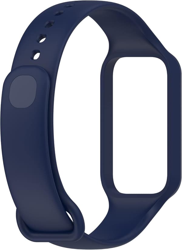Silikonrem for Xiaomi Band 8 Active/Redmi Band 2 Smartklokke (Midnattsblå)