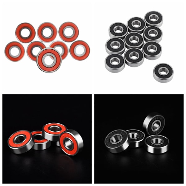 10 kpl/setti 608 2Rs kuulalaakerit Abec-11 8X22X7 Mm Syvyys