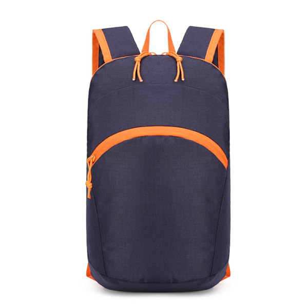 Outdoor leisure backpack dark blue