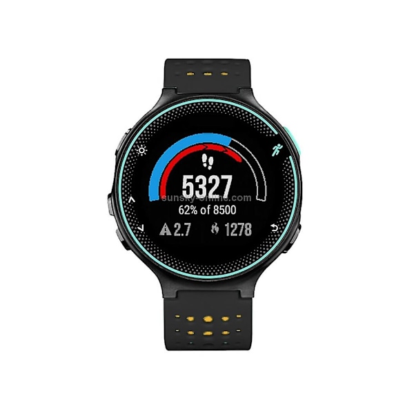 Rem for Garmin Forerunner 235 To-farget klokkestropp Svart Gul