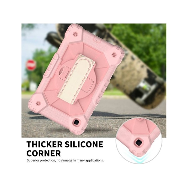 Samsung Galaxy Tab A7 Lite T220/t225 Jalustallinen Pinkki Tablettisuojus
