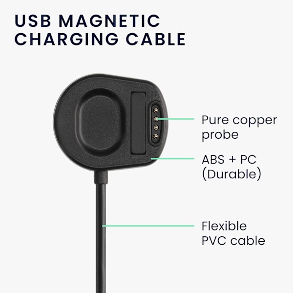 Kabeloplader til Suunto 7 Usb-opladning