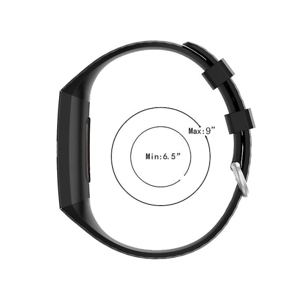 18mm hopeanvärinen solki Tpu rannehihna watch Fitbit Charge 4 / Charge 3 Se White