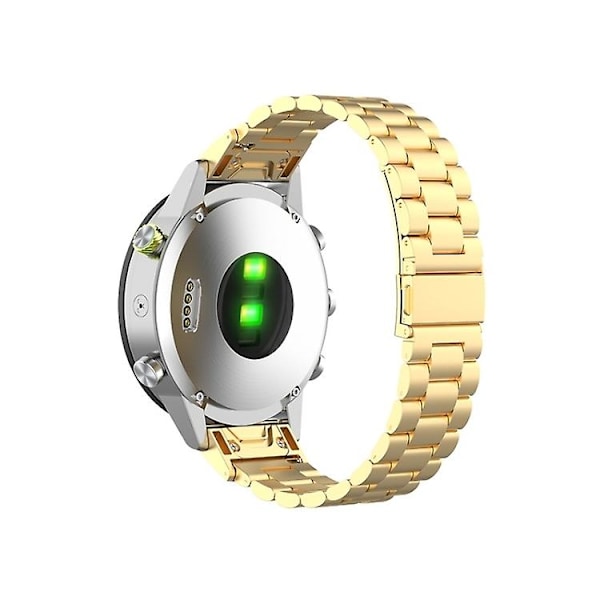 Til Garmin Fenix ​​5s urrem i rustfrit stål Gold