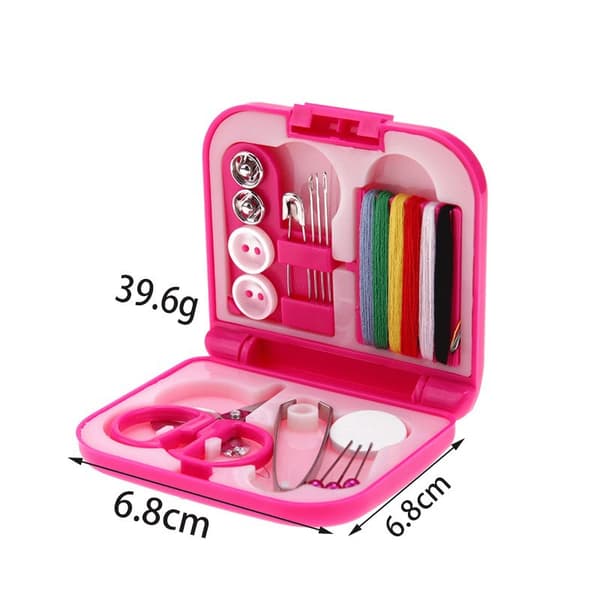 Bærbart rejsesykit (pink)