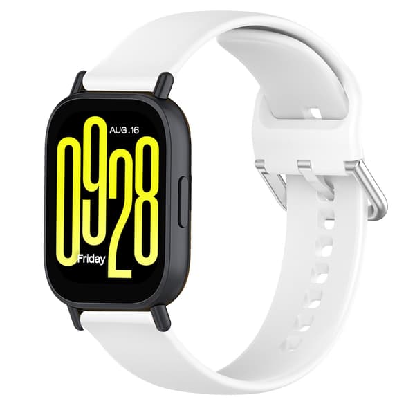 Rem til Xiaomi Redmi Watch 5 Active/watch 5 Lite 22mm silikone urrem (hvid)