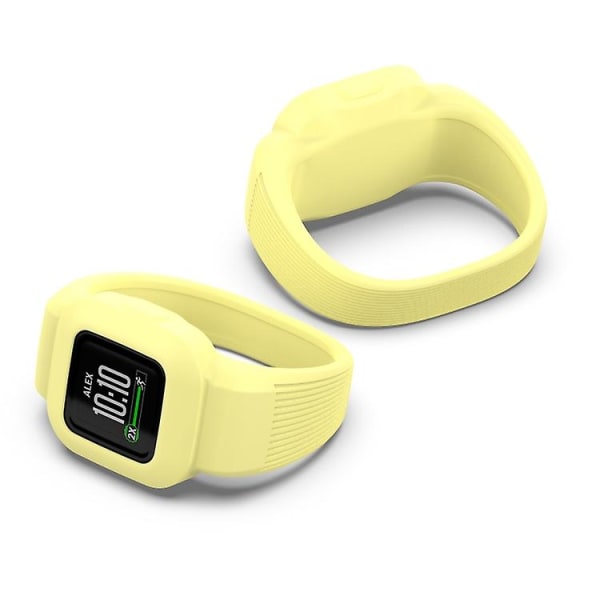 Garmin Vivofit Jr3 No Buckle Silicone Pure Color Watch Yellow