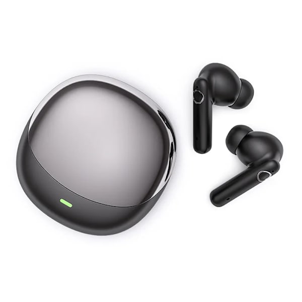 Ekte trådløse Bluetooth-hodetelefoner Bluetooth 5.4 Fargeberøring LED-skjerm