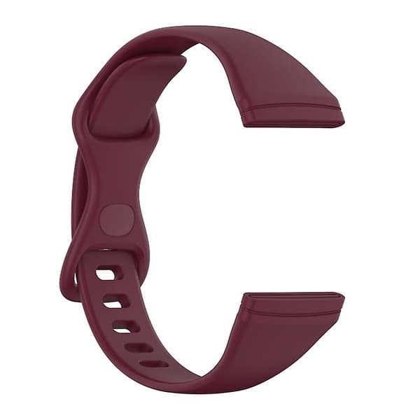 Til Fitbit Versa 4 / Versa 3 / Sense Universal Tpu Watch Band Wine Red