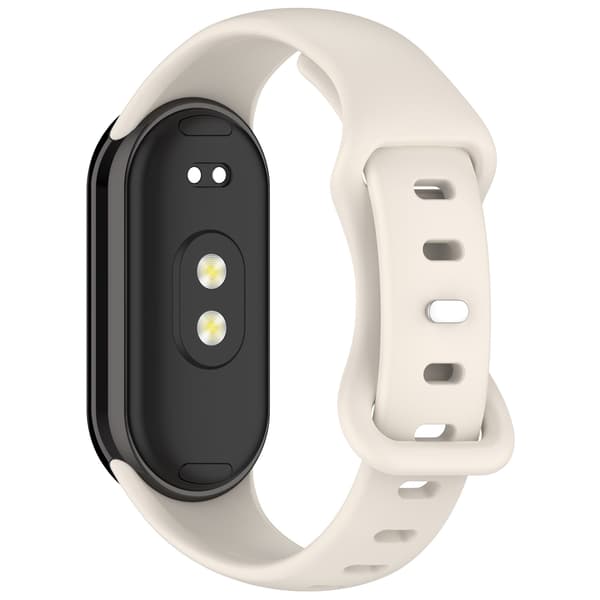 Smartwatch rem til Xiaomi Band 9/Xiaomi Band 8 silikonerem (Starlight)