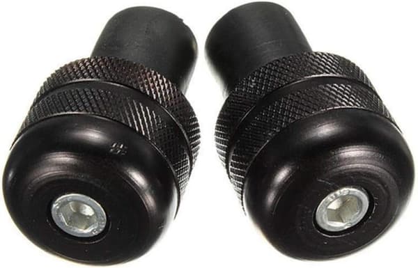 Motorcykel Greb End Caps - 7/8\" Styr End Caps til Yamaha, ATV, Offroad (Sort)