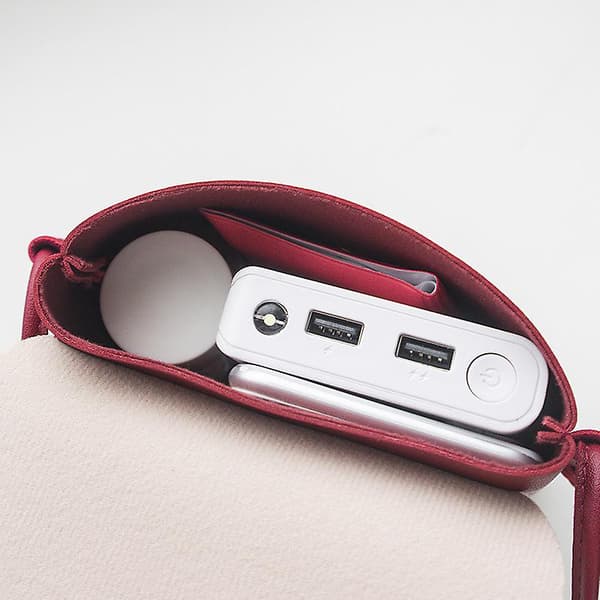 Hjortedekoration Enkelt Skulder Messenger Taske Red