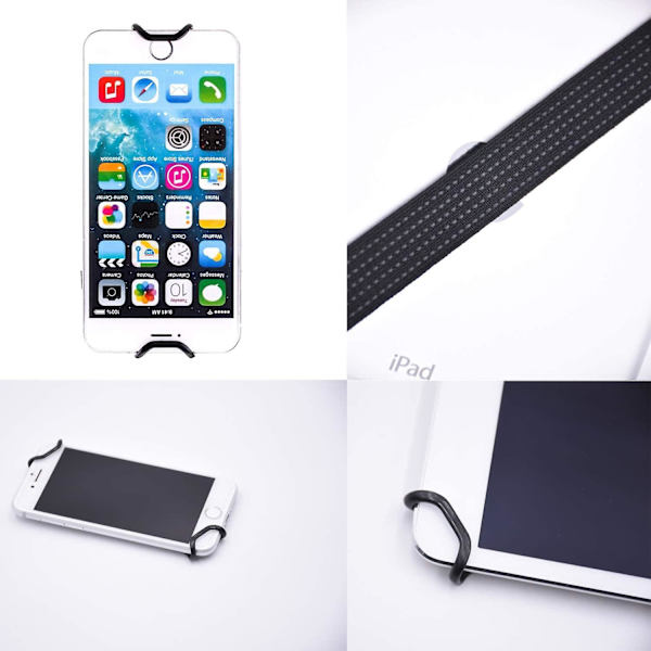 Enkelskikts 3 st mobiltelefon säkerhetshandremhållare kompatibel med telefon Xs Max / Xs / Xr / X / 8 Plus / 8 / 7 Plus / 7 / 6 Plus / 6 och Galaxy