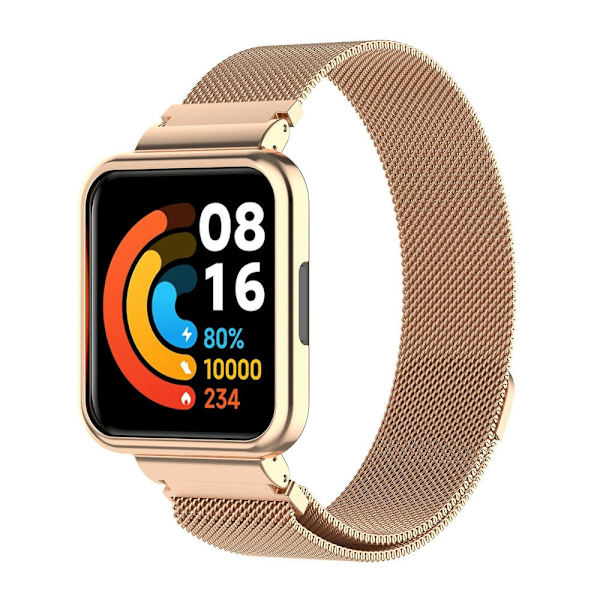 Metallikellokehys Xiaomi Redmi Watch 2 Lite -mallille Rose Gold