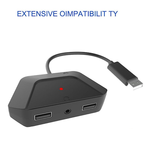 Tastatur- og musekonverteradapter med stemmefunksjon kompatibel med Ps3///Switch-serie vertskonvertering