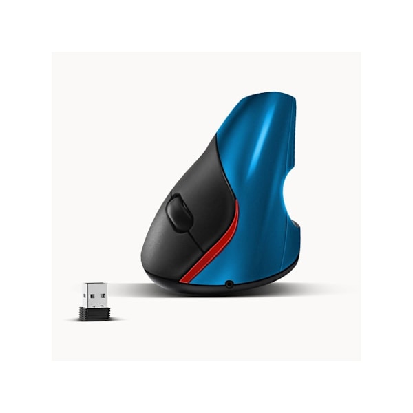 Trådløs Ergonomisk Mus Vertikal Mus Blå