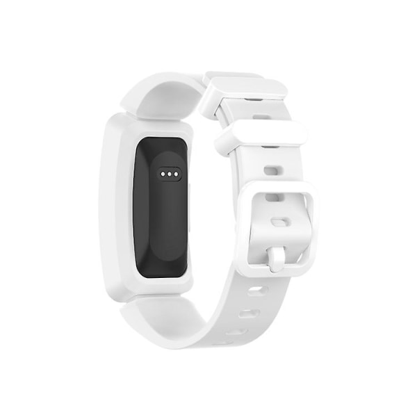 Smart Watch Silicon Watch Band For Fitbit Inspire Hr White