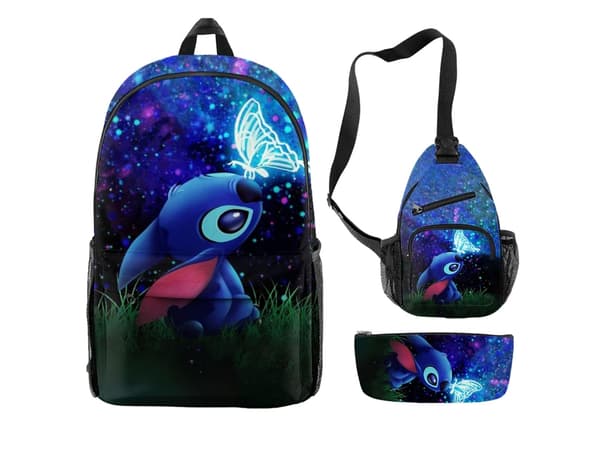 Stitch kolmiosainen opiskelijareppu8
