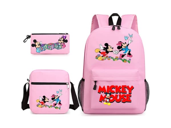 Mickey Mouse -oppilaskoulureppu, kolmiosainen setti13
