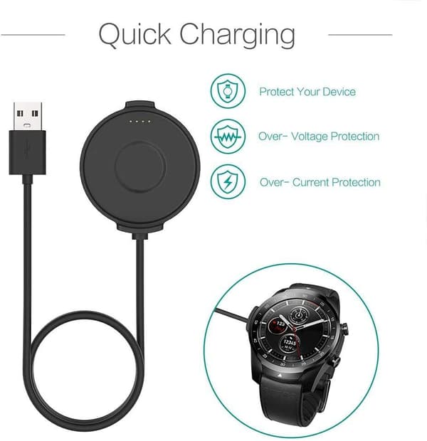 Ticwatch Pro 2020 USB-laturikaapeli