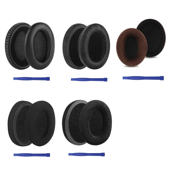 Pehmeät Memory Foam -kuulokkeet G4me Pc350 Hd380pro -kuulokkeiden korjauskorvatyynyille Black velvet