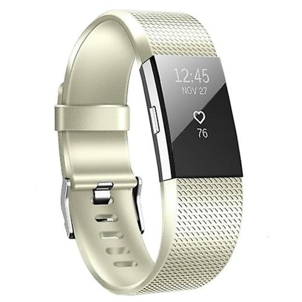 Fitbit Charge 2 -ruudulliselle watch Golden