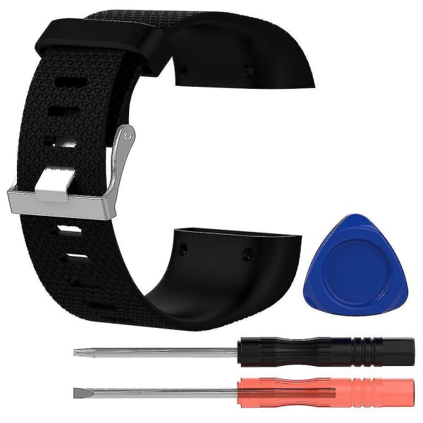 Stor erstatningsarmbåndsrem Spenne Verktøysett For Fitbit Surge Bk