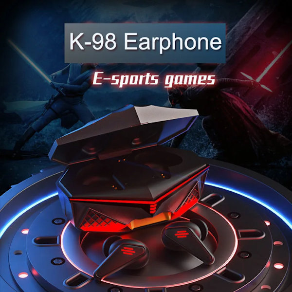 Langattomat Bluetooth-kuulokkeet K985.0, stereot, matala viive, latauskotelolla