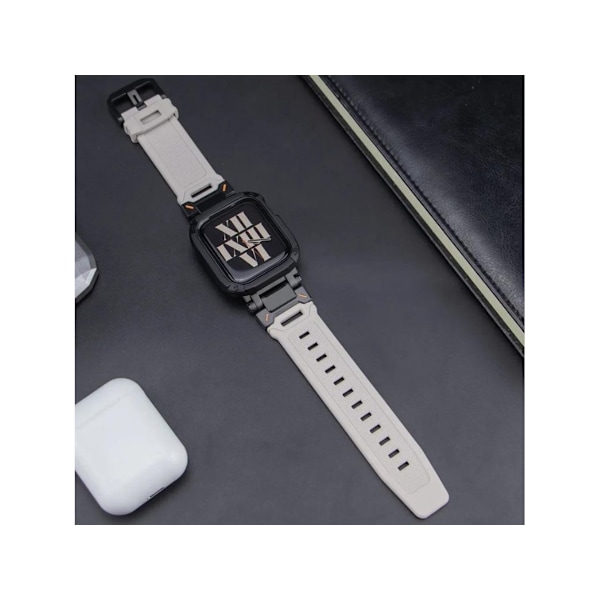 360 Cover Pack Adventurer Rem Apple Watch Series 6 44mm Hvid og Sort