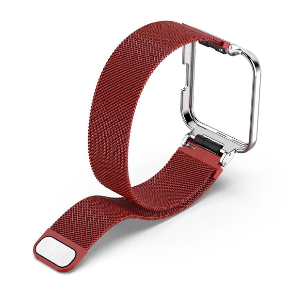 Metallrem med klockram för Xiaomi Redmi Watch 2 Lite Red