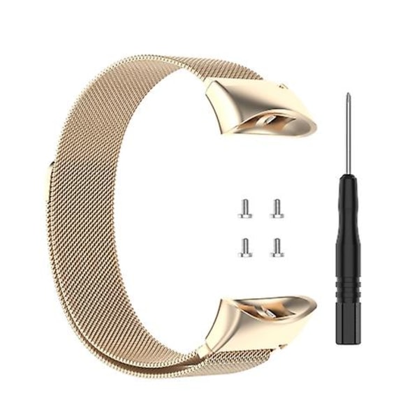 För Garmin Forerunner 45 / 45s / Swim 2 Milanese watch Champagne Gold