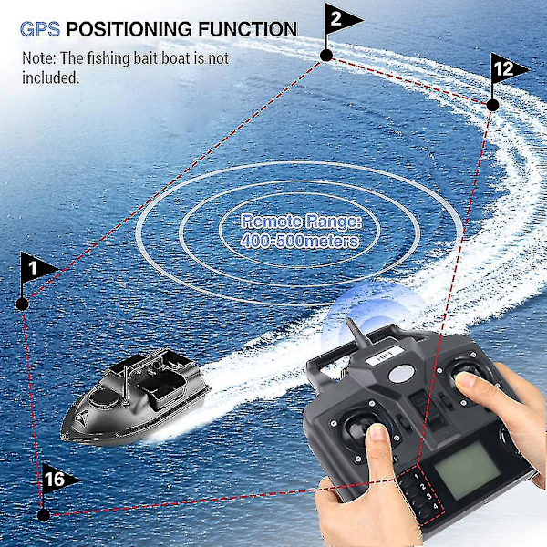 Fjernkontroll for GPS fiskebåt R18 Ctv18 V18 C118 Dual Hand Lcd