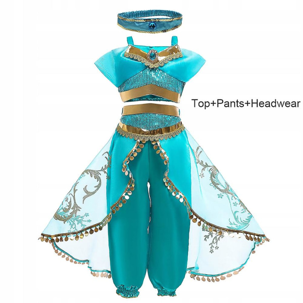 Arabian Princess Costume Carnival Jasmine Dress 110