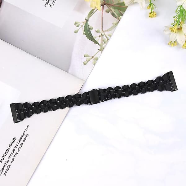 Fitbit Versa 3 / Sense Universal Rhombus Resin watch Black