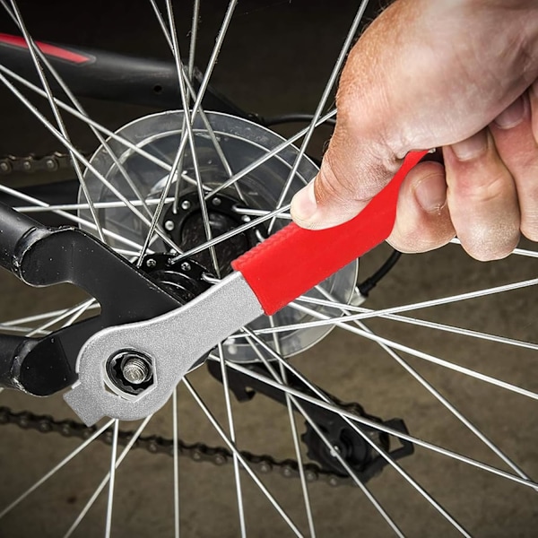 Værktøjssæt til fjernelse af cykelkrumtap med skruenøgle